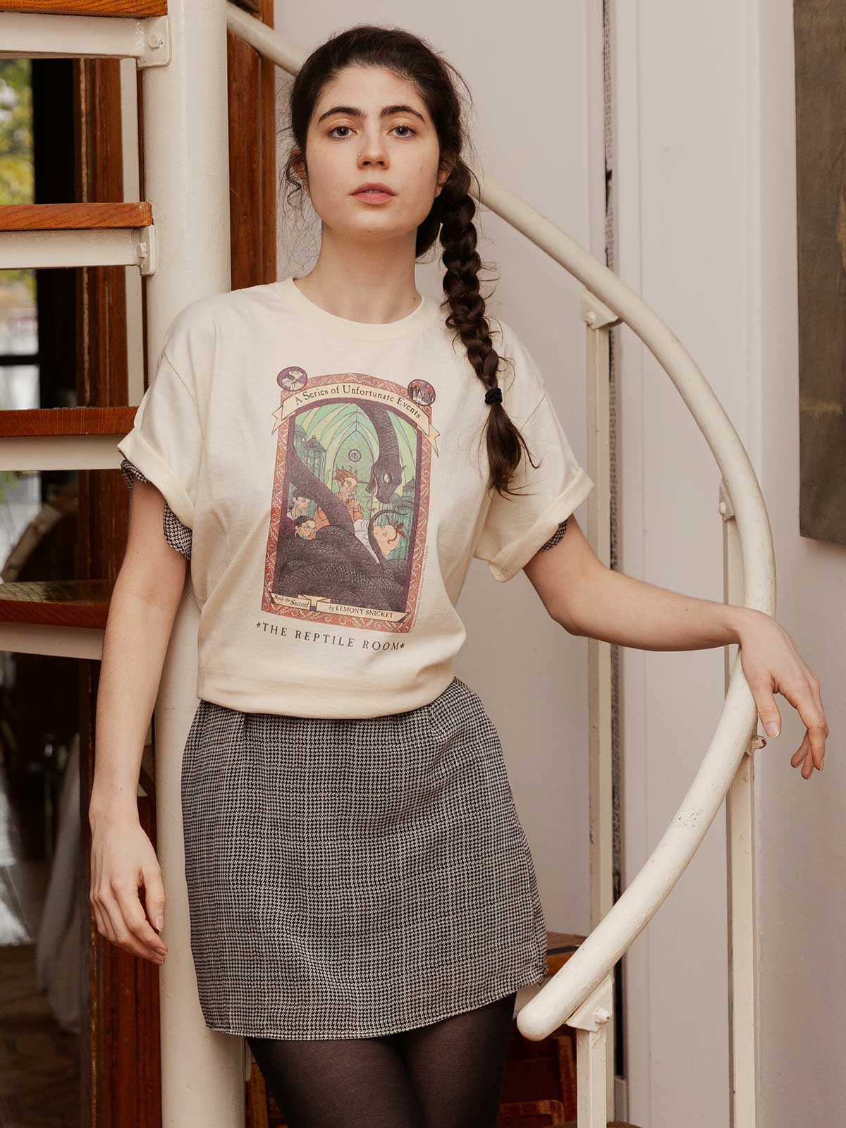 A Series of Unfortunate Events #2: The Reptile Room Unisex T-Shirt (Print Shop) - Image 2