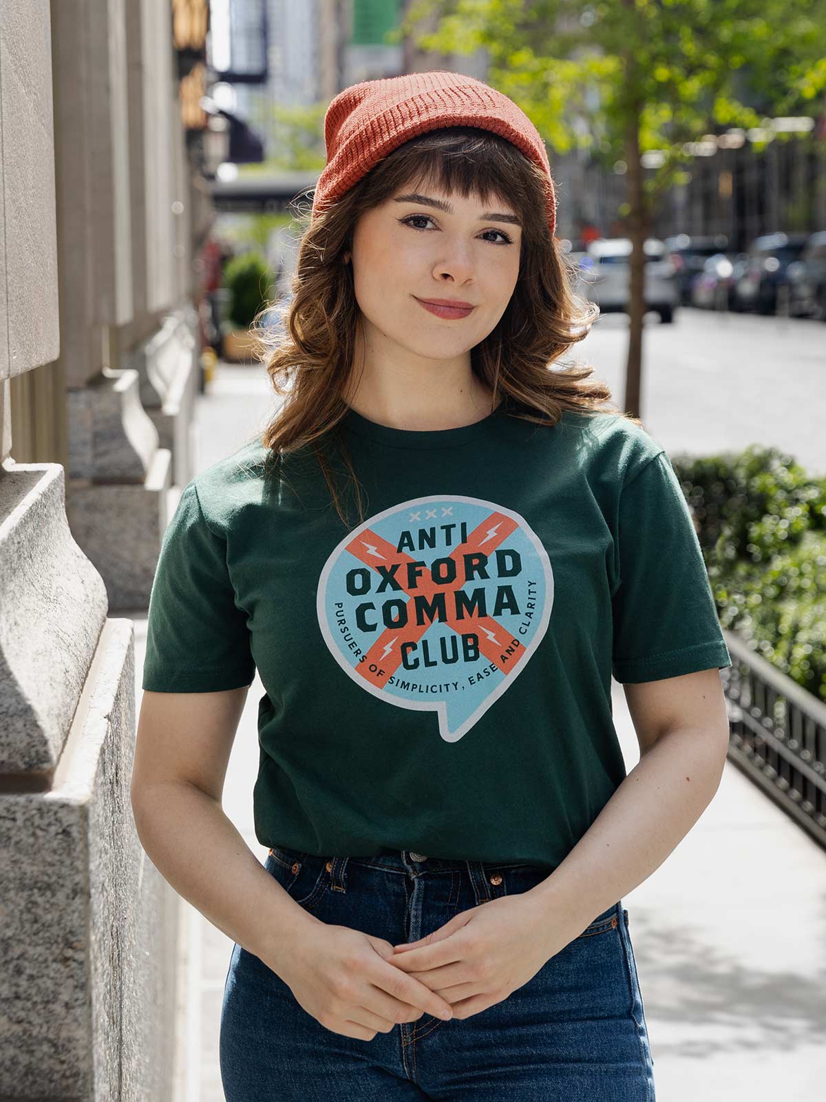 Anti Oxford Comma Club Unisex T-Shirt - Image 2