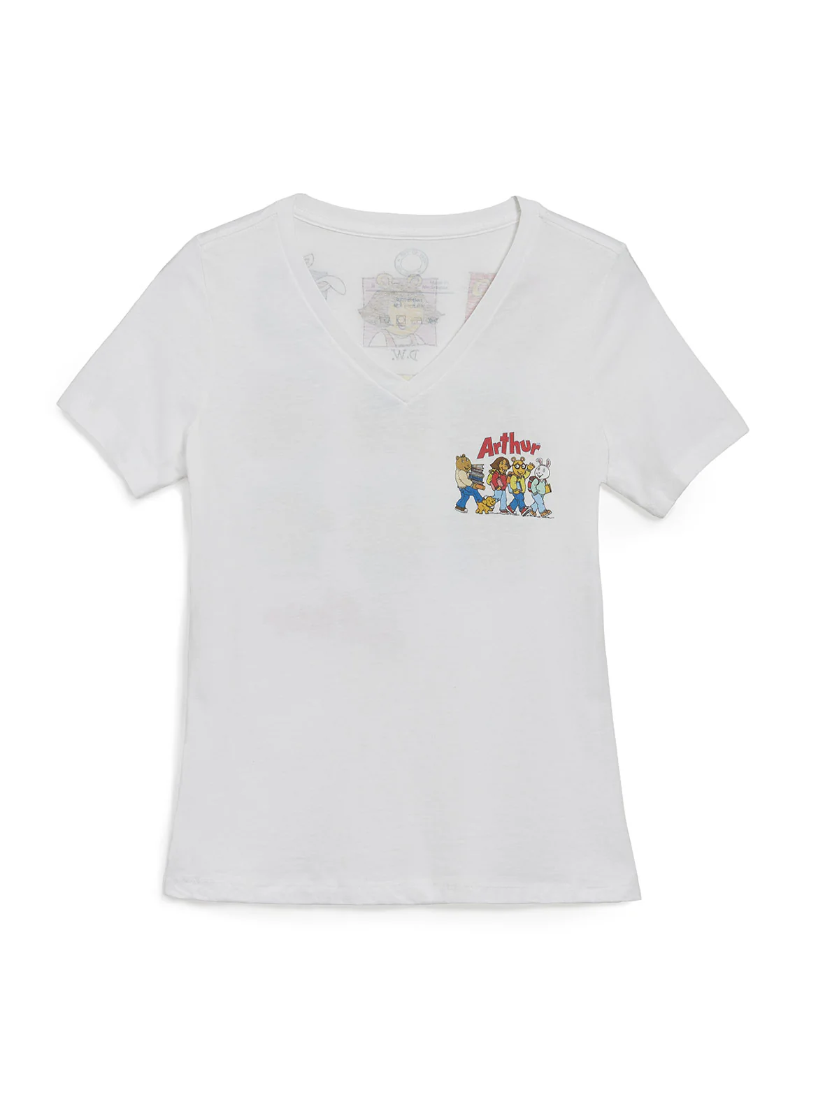 Arthur: Friends Women’s V-Neck T-Shirt (Print Shop)