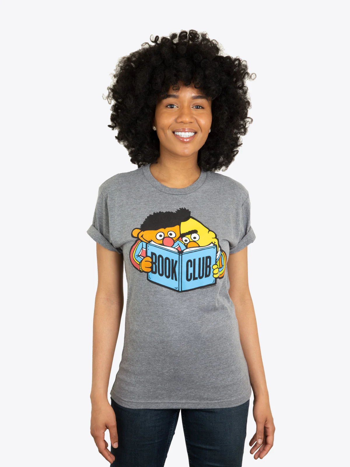 Sesame Street Bert and Ernie Book Club Unisex T-Shirt - Image 3