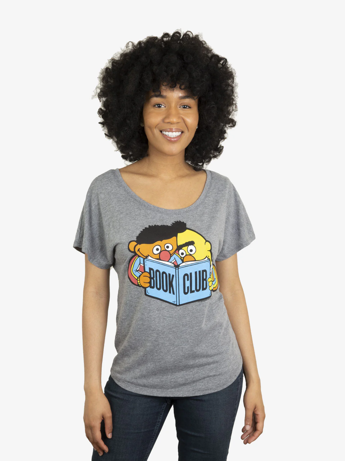 Sesame Street Bert and Ernie Book Club Women’s Relaxed Fit T-Shirt - Image 2