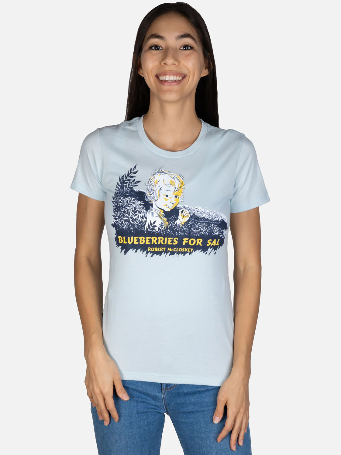 Blueberries for Sal Women's Crew T-Shirt - Image 2