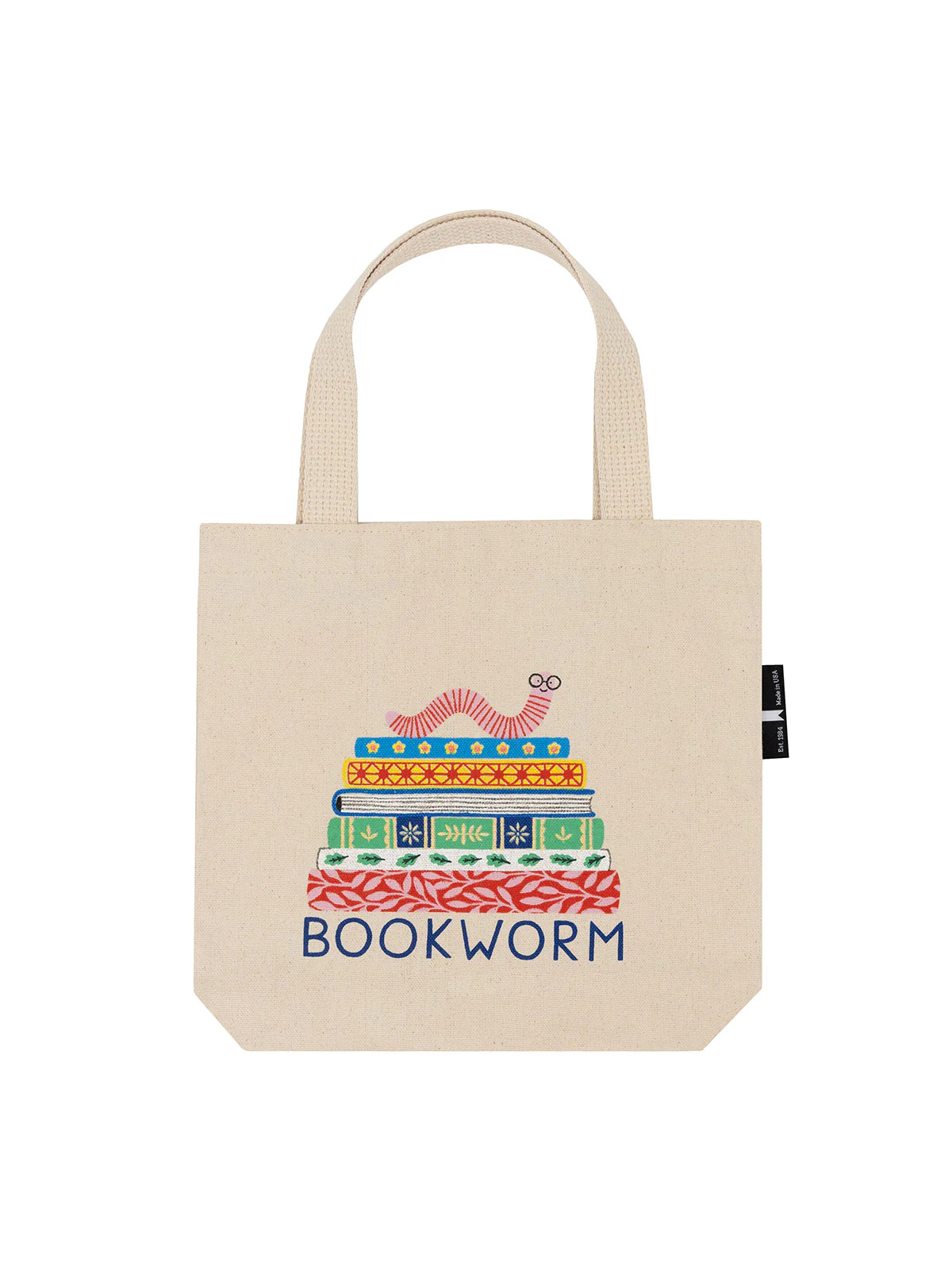 Bookworm mini tote bag - Image 5