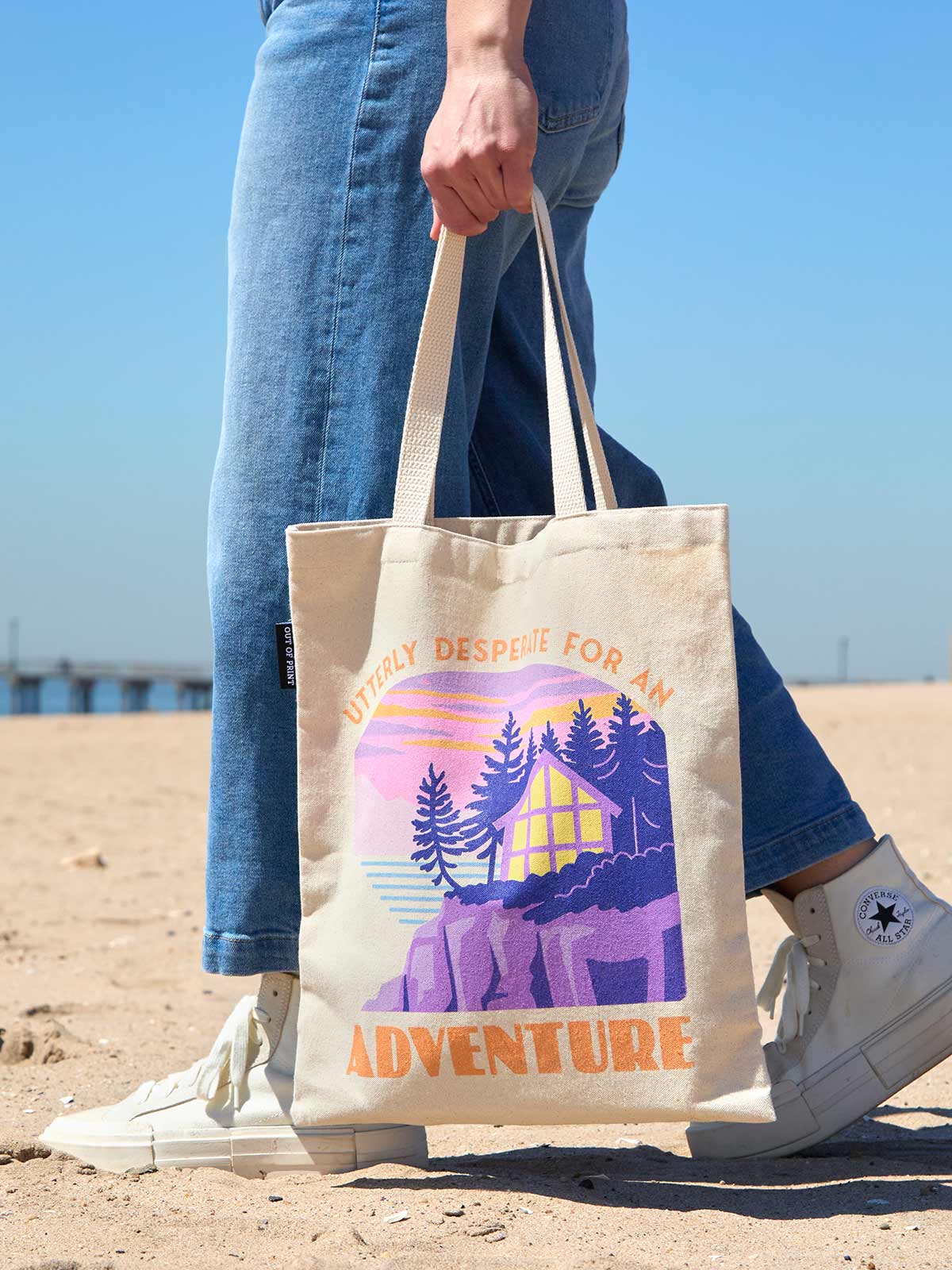 Carley Fortune: Utterly Desperate for an Adventure tote bag - Image 4
