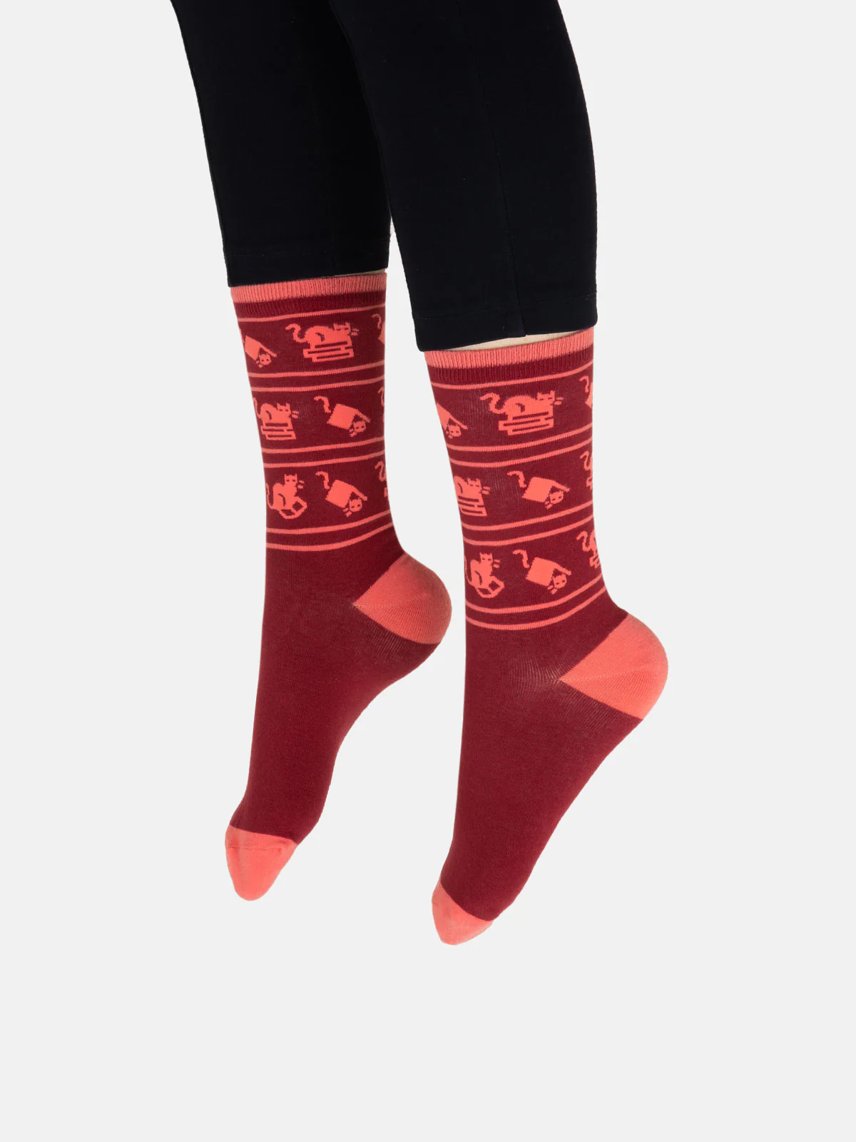 Cats and Stacks socks - Image 2