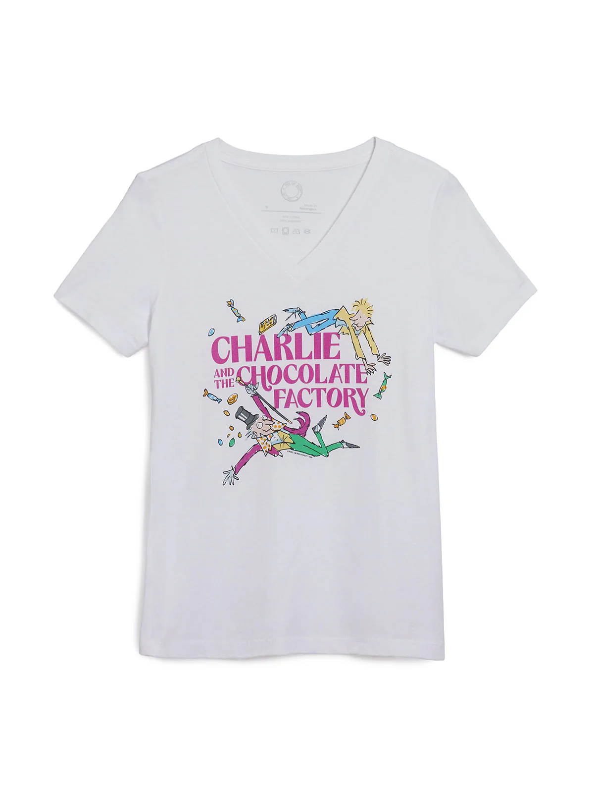 Charlie and the Chocolate Factory Women’s V-Neck T-Shirt (Print Shop)