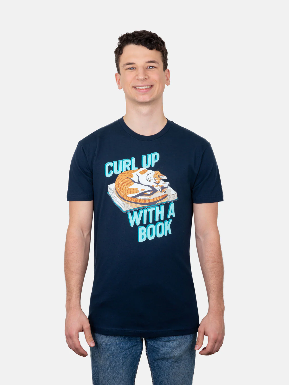 Curl Up with a Book Unisex T-Shirt - Image 2