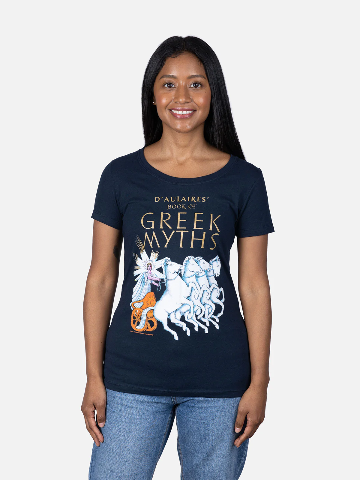 D’Aulaires’ Book of Greek Myths Women's Crew T-Shirt - Image 2