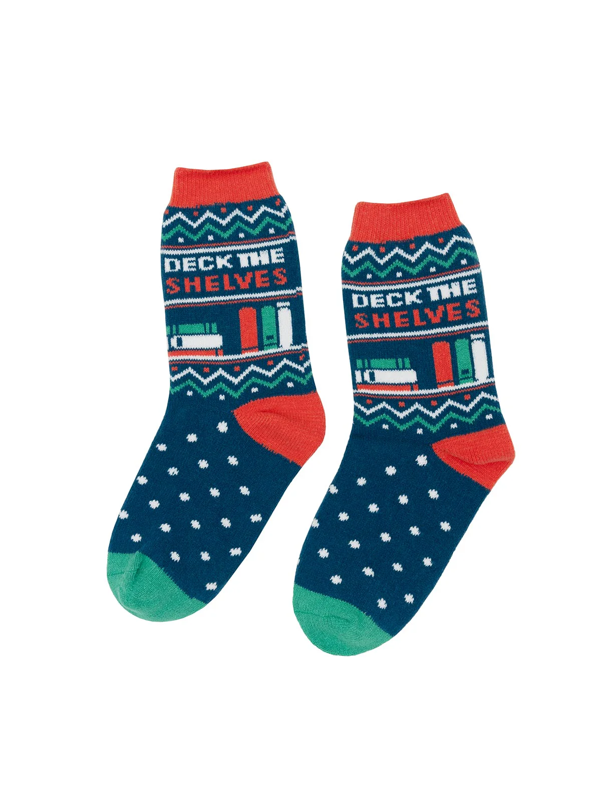 Deck the Shelves cozy socks - Image 2