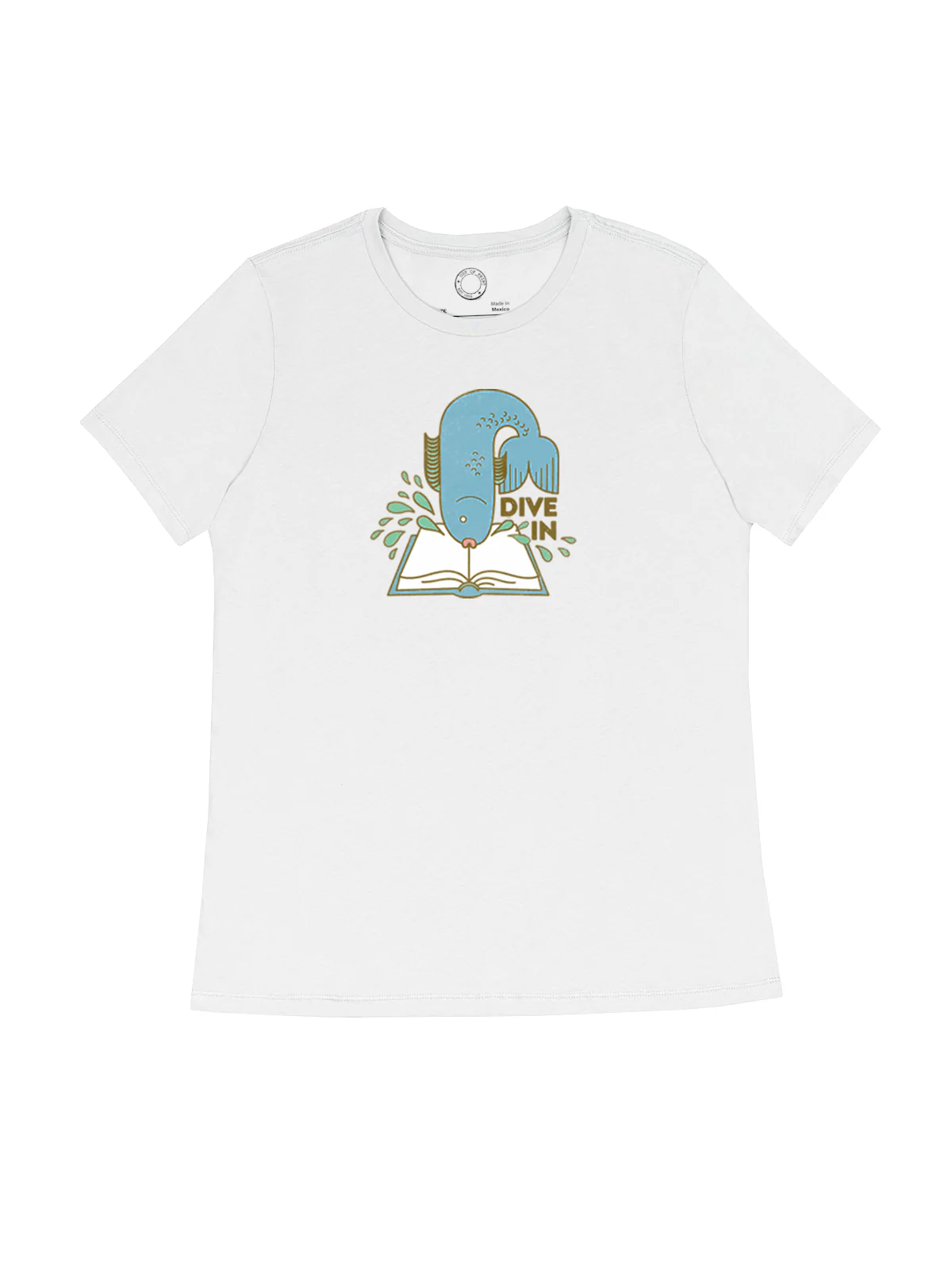 Dive In – Women's Crew T-Shirt (Print Shop) - Image 3