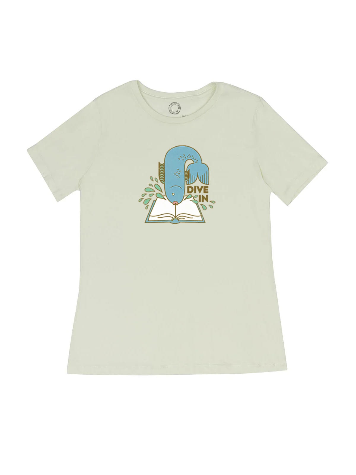 Dive In – Women's Crew T-Shirt (Print Shop) - Image 4