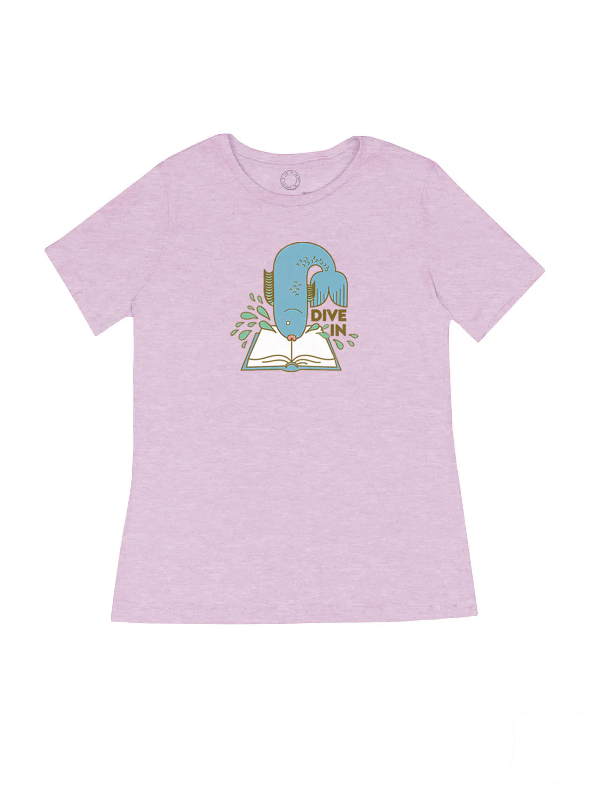 Dive In – Women's Crew T-Shirt (Print Shop) - Image 5
