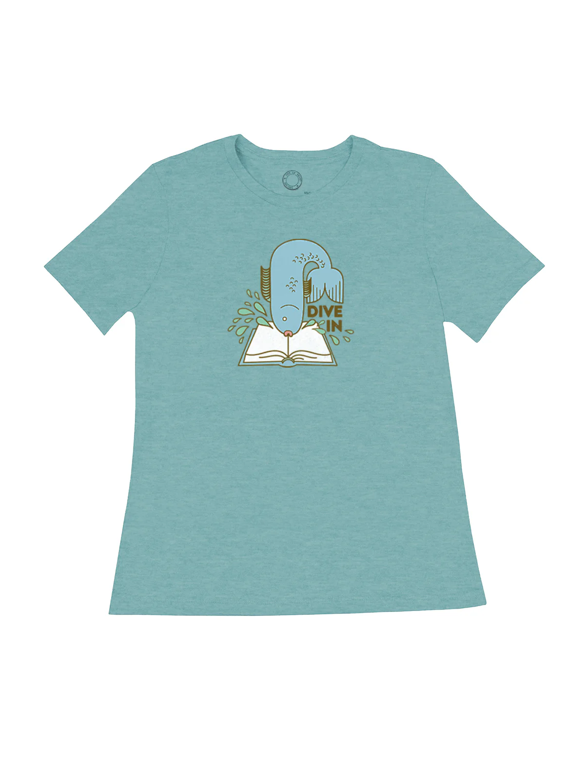 Dive In – Women's Crew T-Shirt (Print Shop) - Image 6