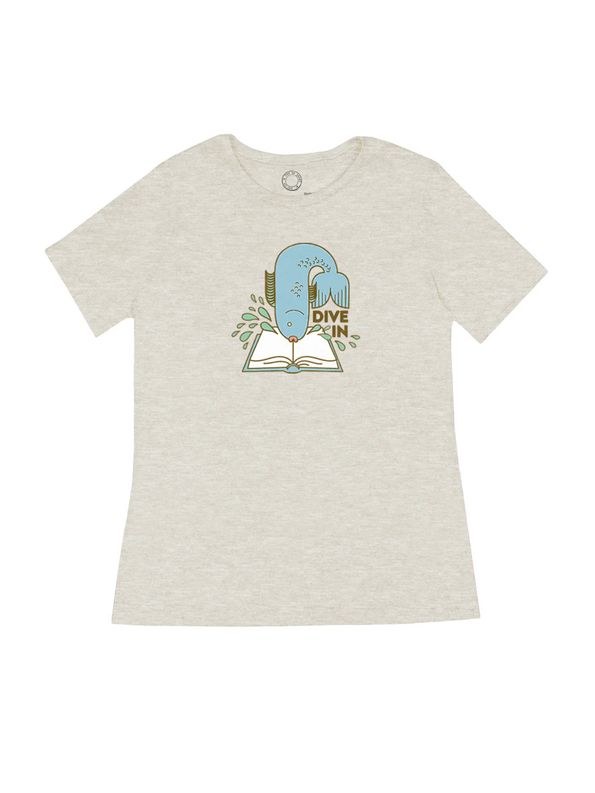 Dive In – Women's Crew T-Shirt (Print Shop) - Image 7