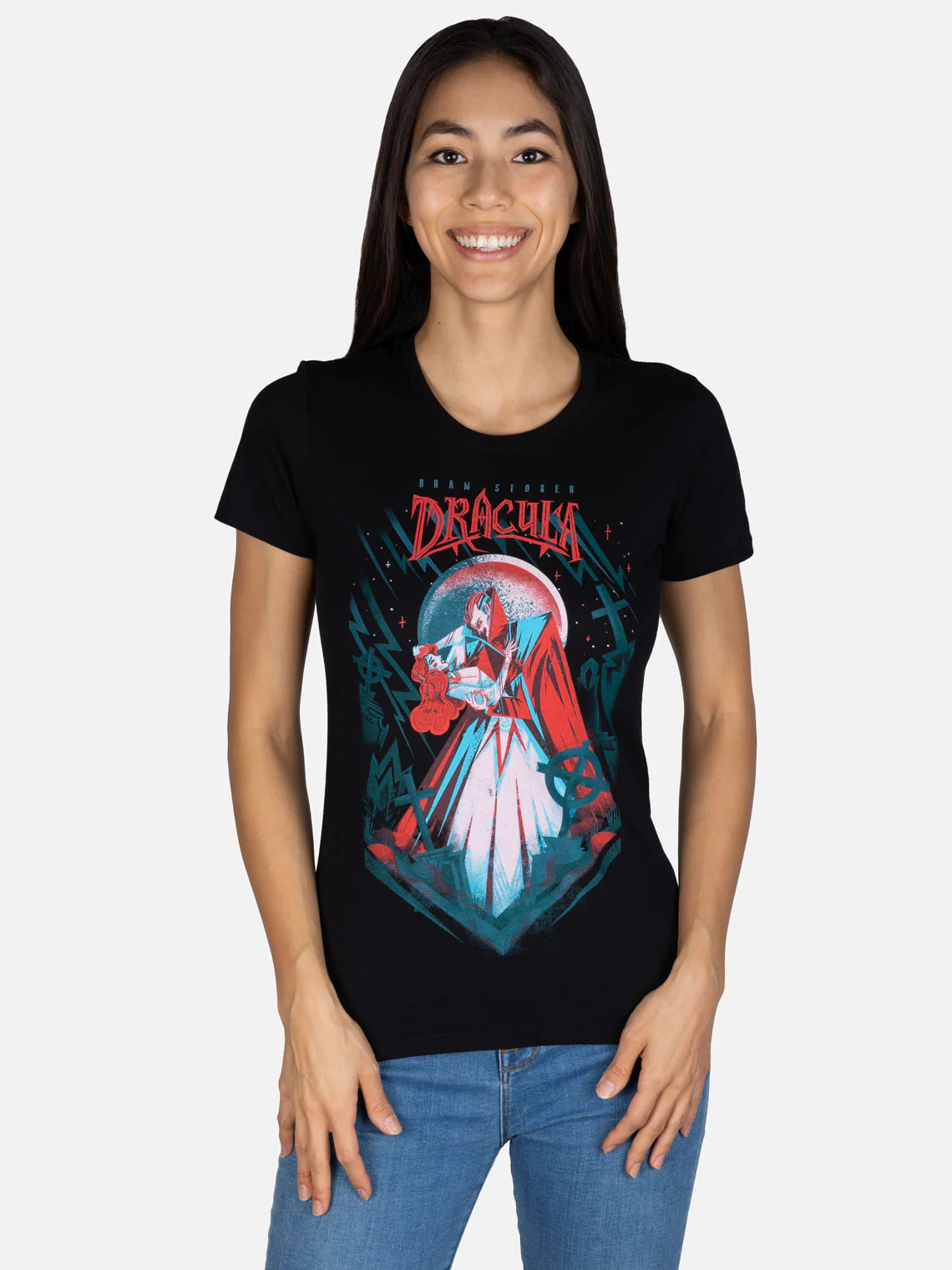Dracula Women's Crew T-Shirt - Image 2