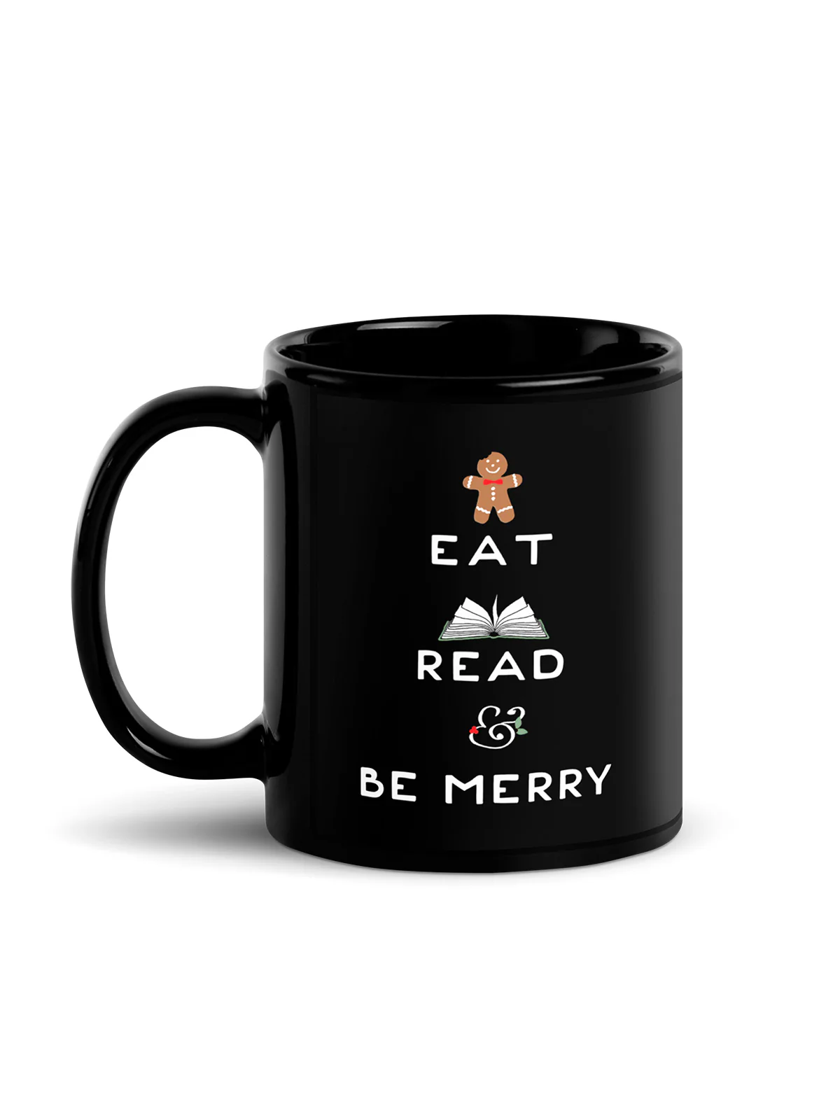 Eat, Read & Be Merry Mug (Print Shop)