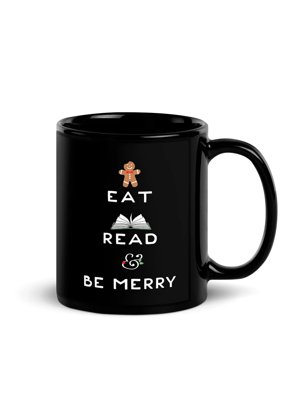 Eat, Read & Be Merry Mug (Print Shop) - Image 2