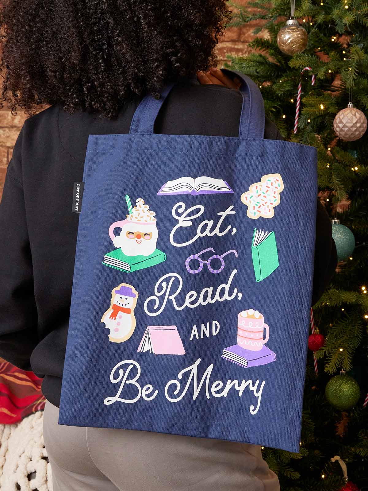 Eat, Read, & Be Merry tote bag - Image 2