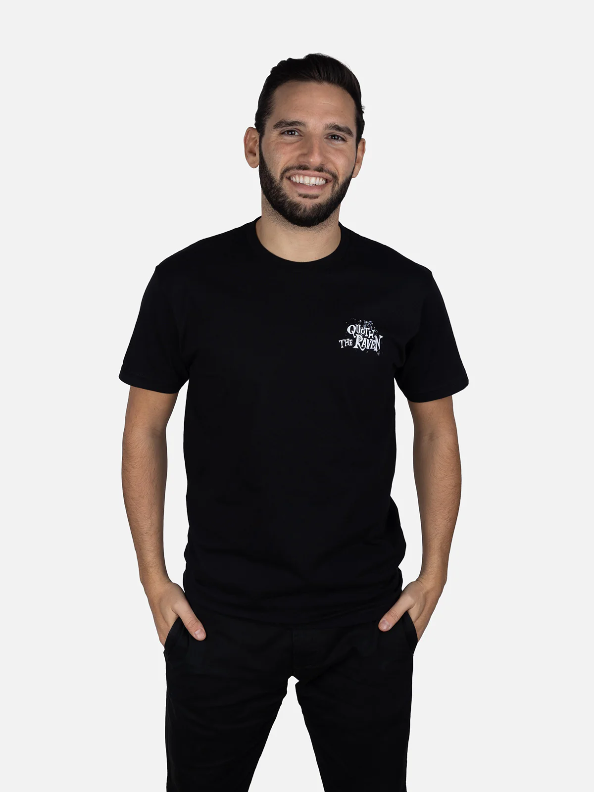 Edgar Allan Poe Nevermore Raven Unisex T-Shirt - Image 3