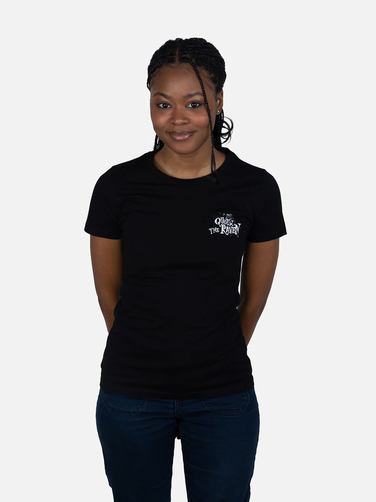 Edgar Allan Poe Nevermore Raven Women's Crew T-Shirt - Image 3