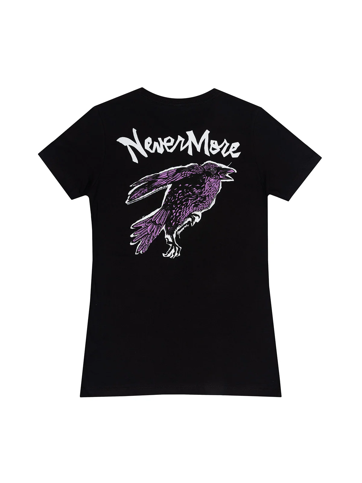 Edgar Allan Poe Nevermore Raven Women's Crew T-Shirt - Image 4