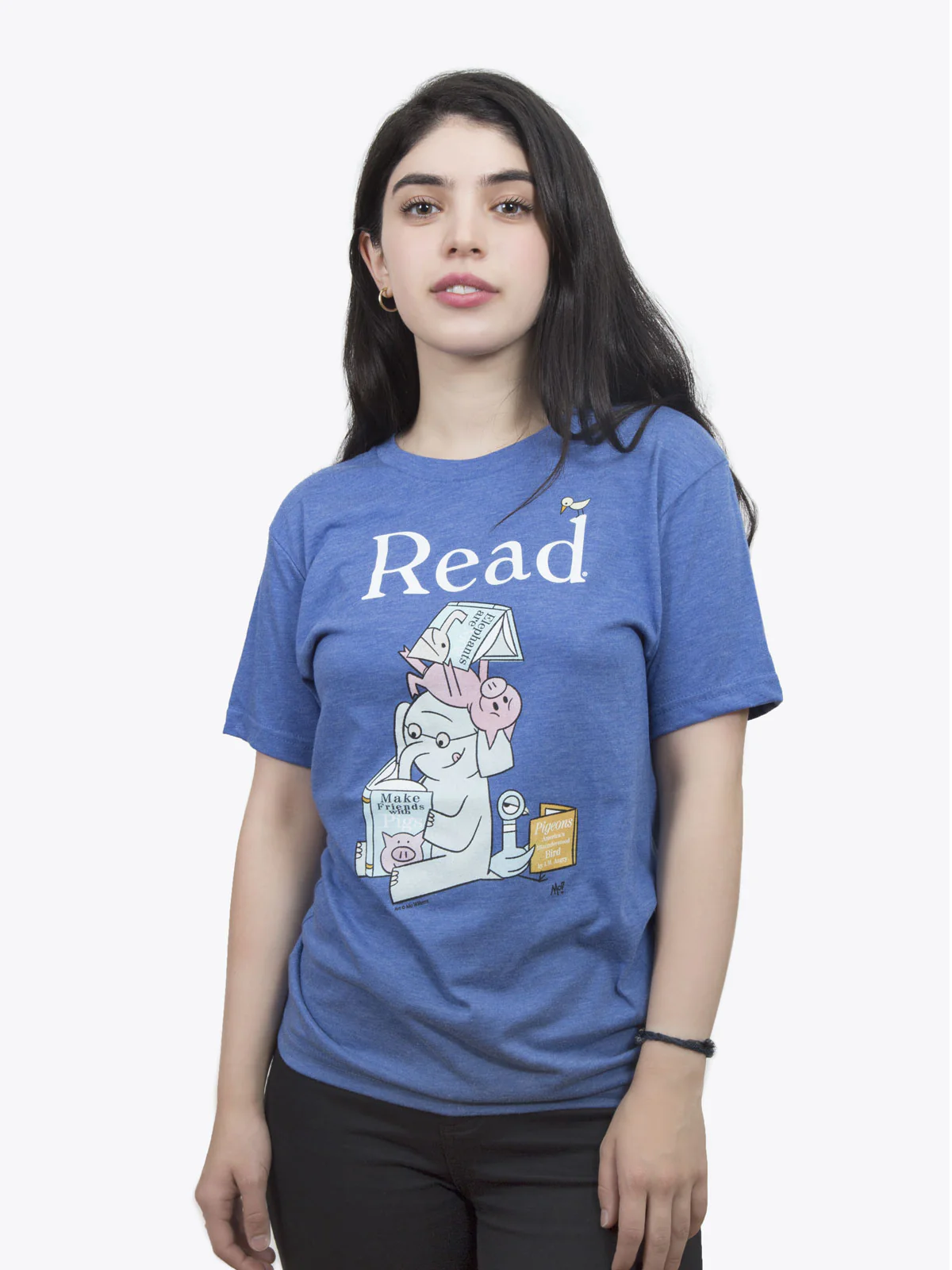 Elephant & Piggie Read Unisex T-Shirt - Image 3