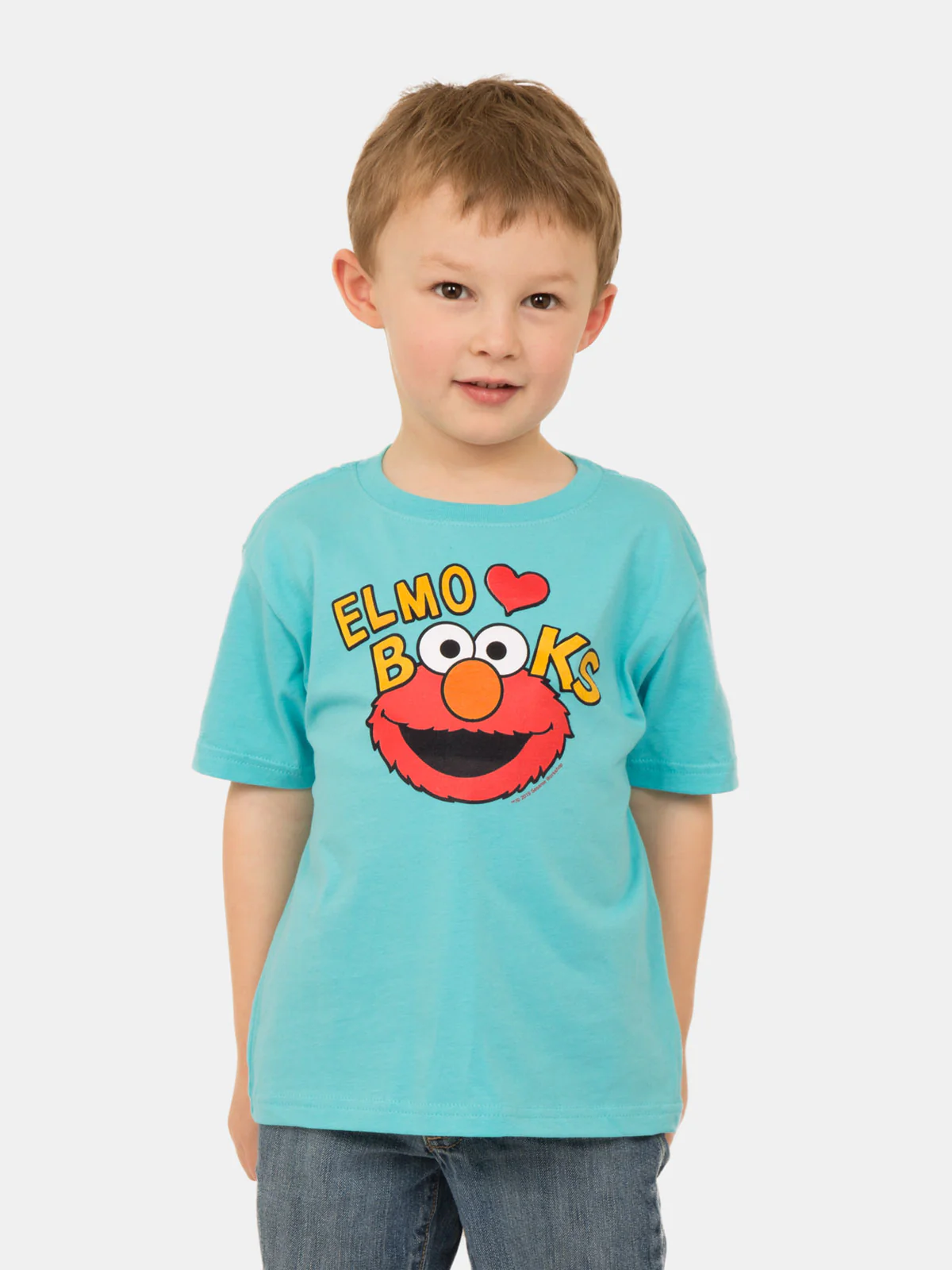 Sesame Street Elmo Loves Books Kids' T-Shirt - Image 2