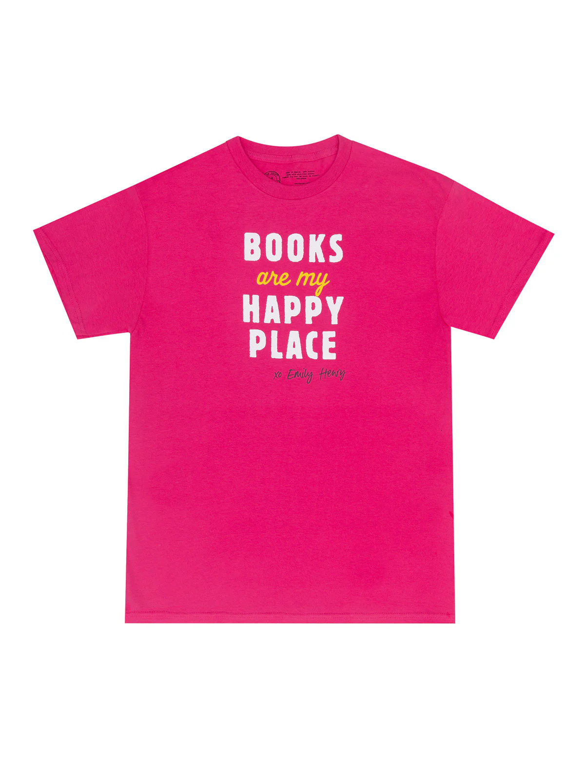 Emily Henry: Books Are My Happy Place Unisex T-Shirt
