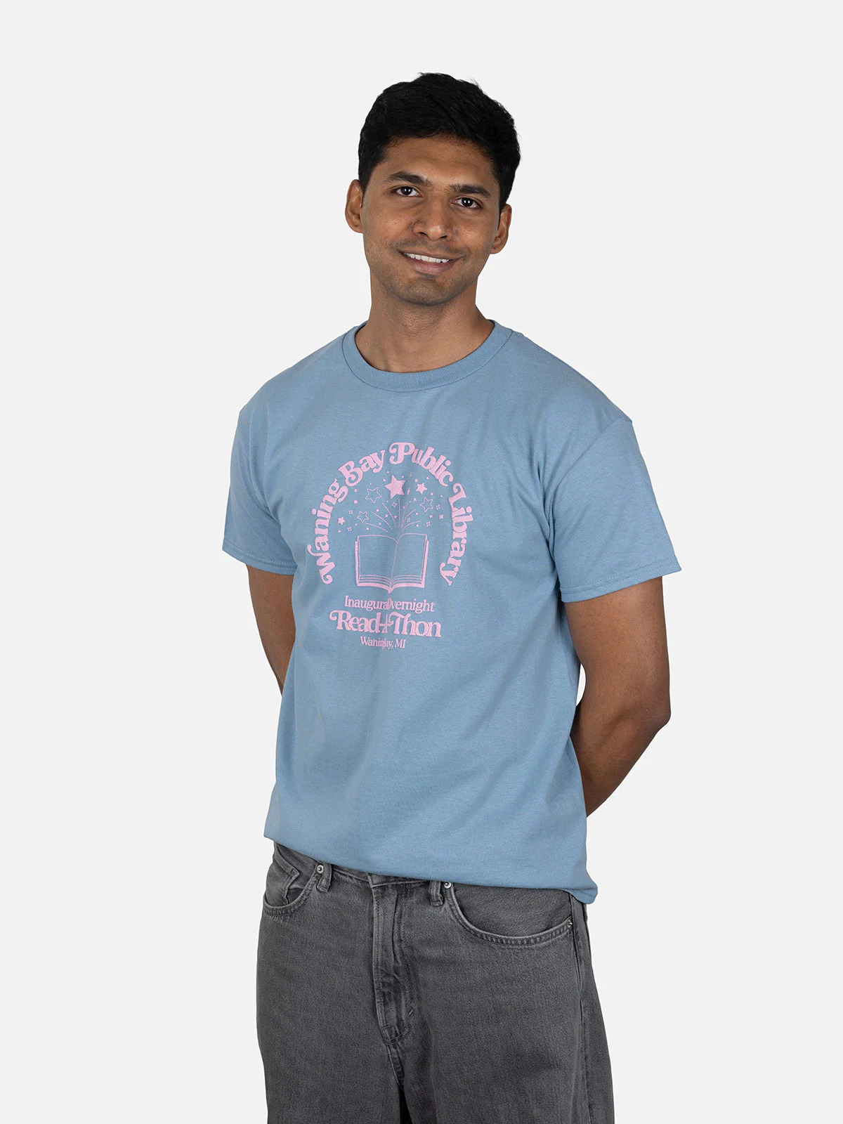Emily Henry: Funny Story Waning Bay Public Library Unisex T-Shirt - Image 3