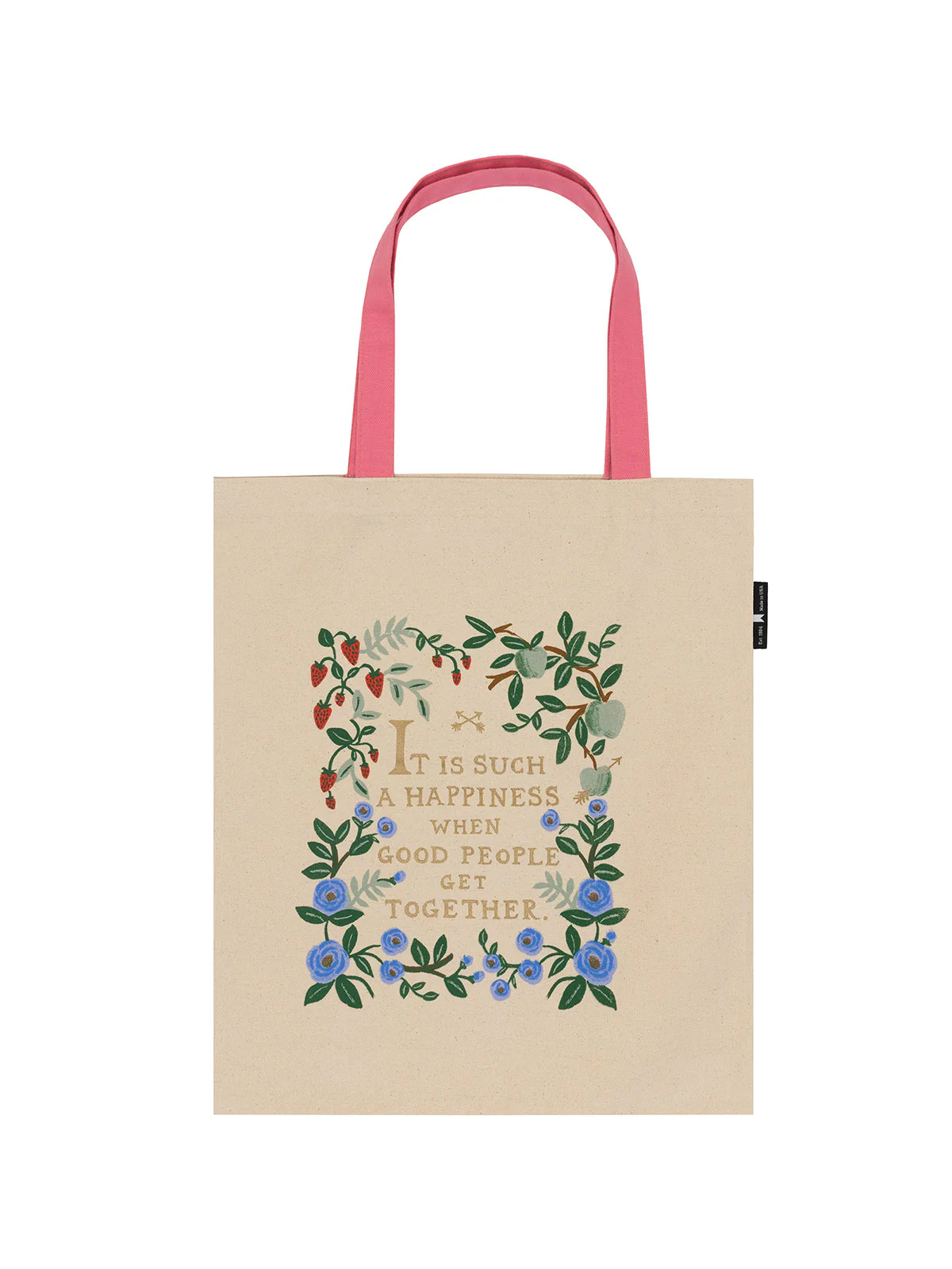 Emma (Puffin in Bloom) tote bag - Image 2