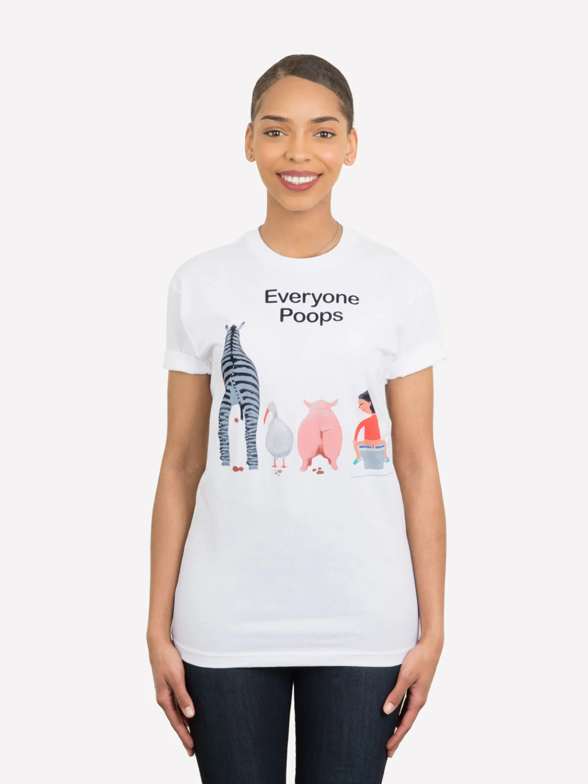 Everyone Poops Unisex T-Shirt - Image 3