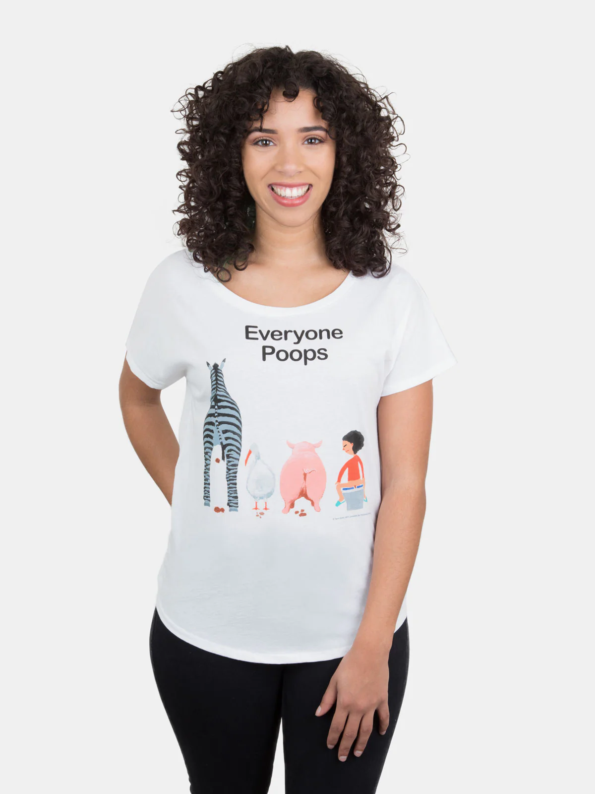 Everyone Poops Women’s Relaxed Fit T-Shirt - Image 2