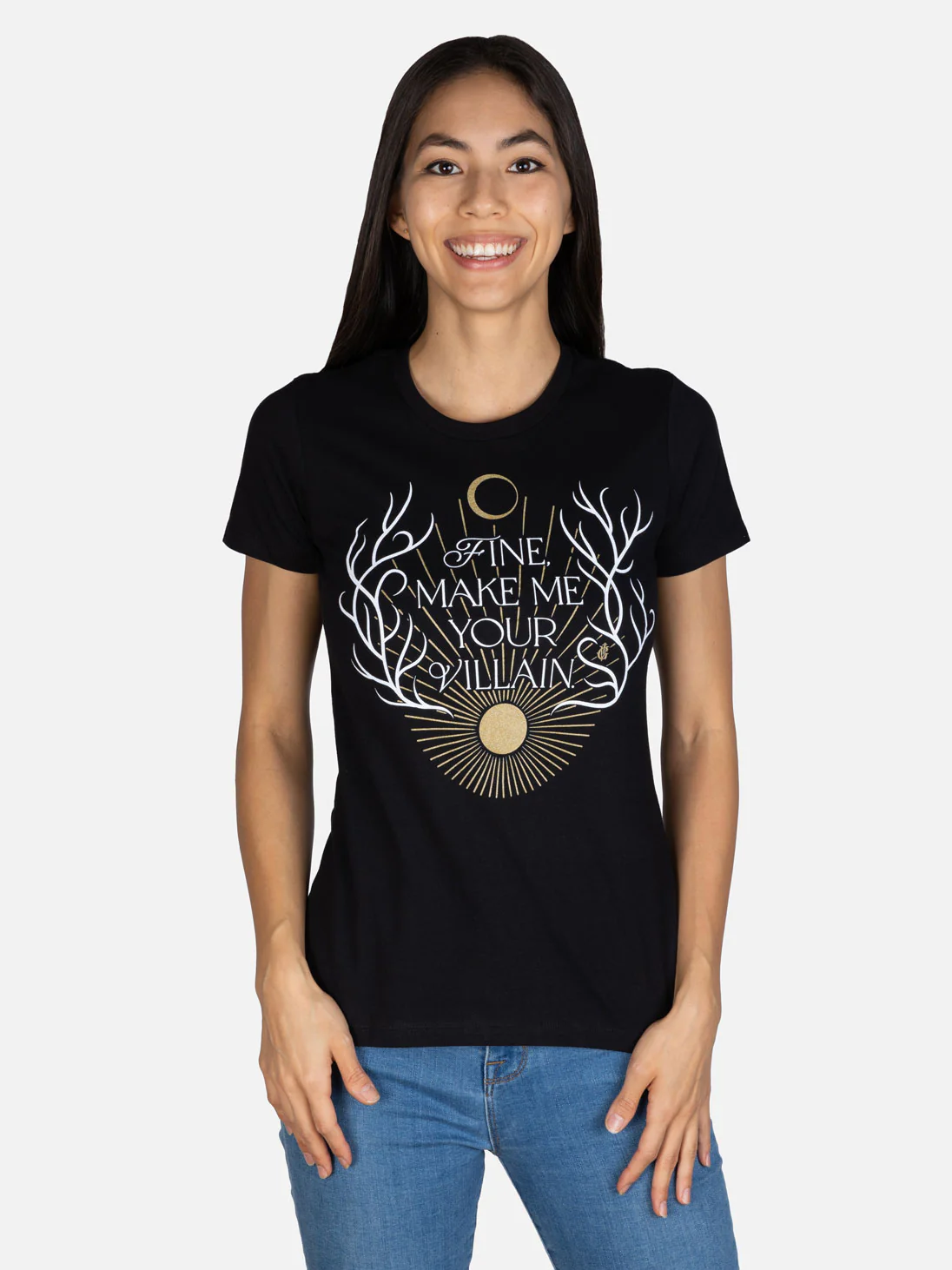Fine, Make Me Your Villain Women's Crew T-Shirt - Image 2