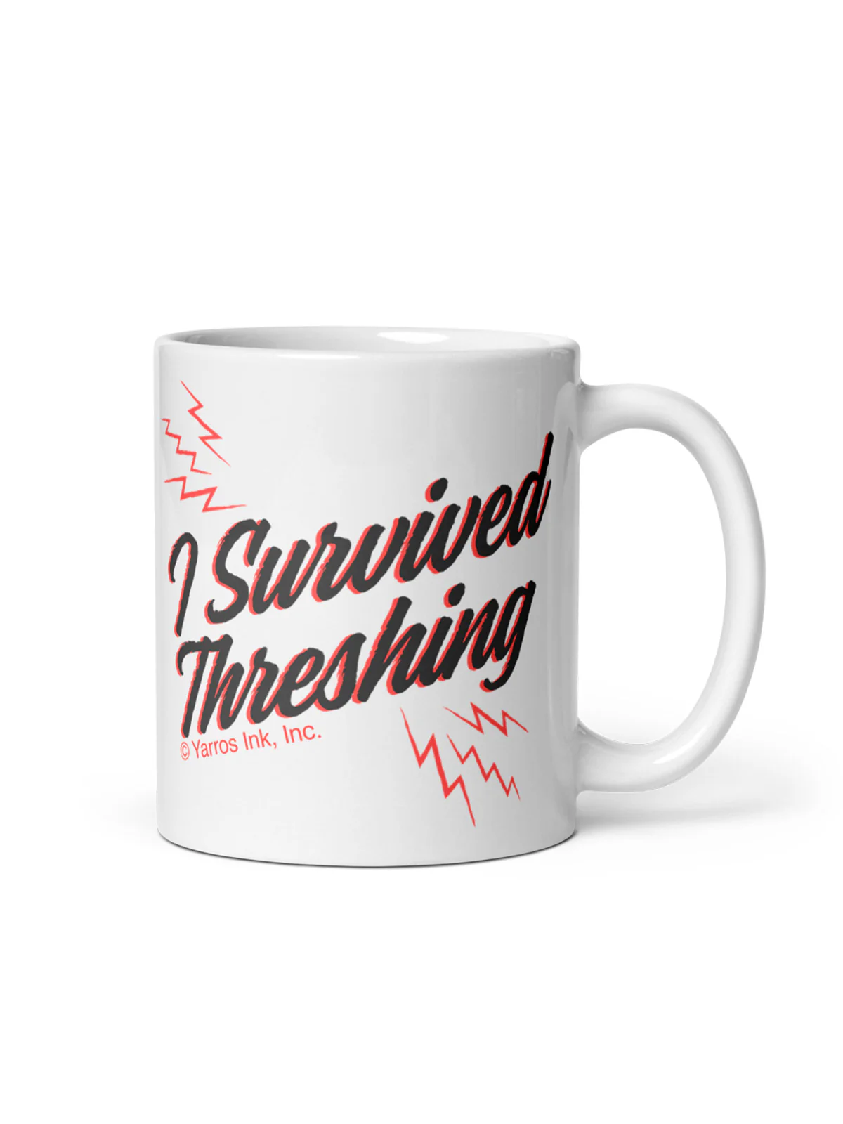 Fourth Wing: I Survived Threshing Mug (Print Shop) - Image 2
