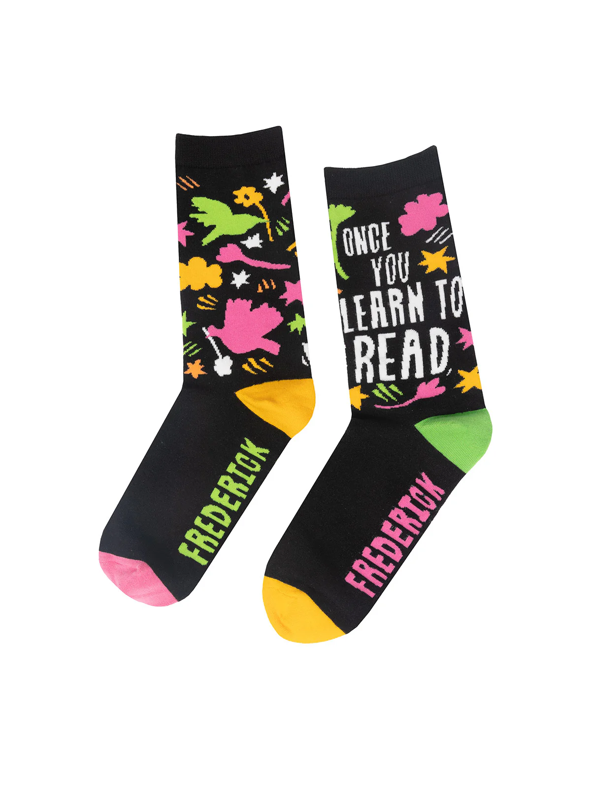 Frederick Douglass - Once You Learn to Read socks - Image 2