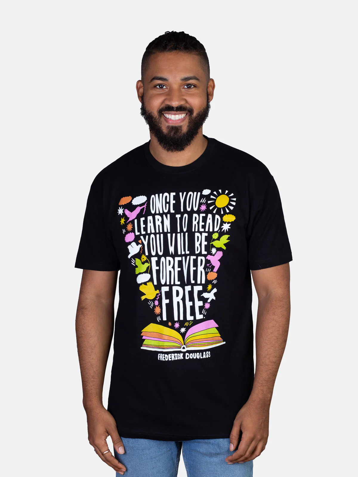 Frederick Douglass - Once You Learn to Read Unisex T-Shirt - Image 2