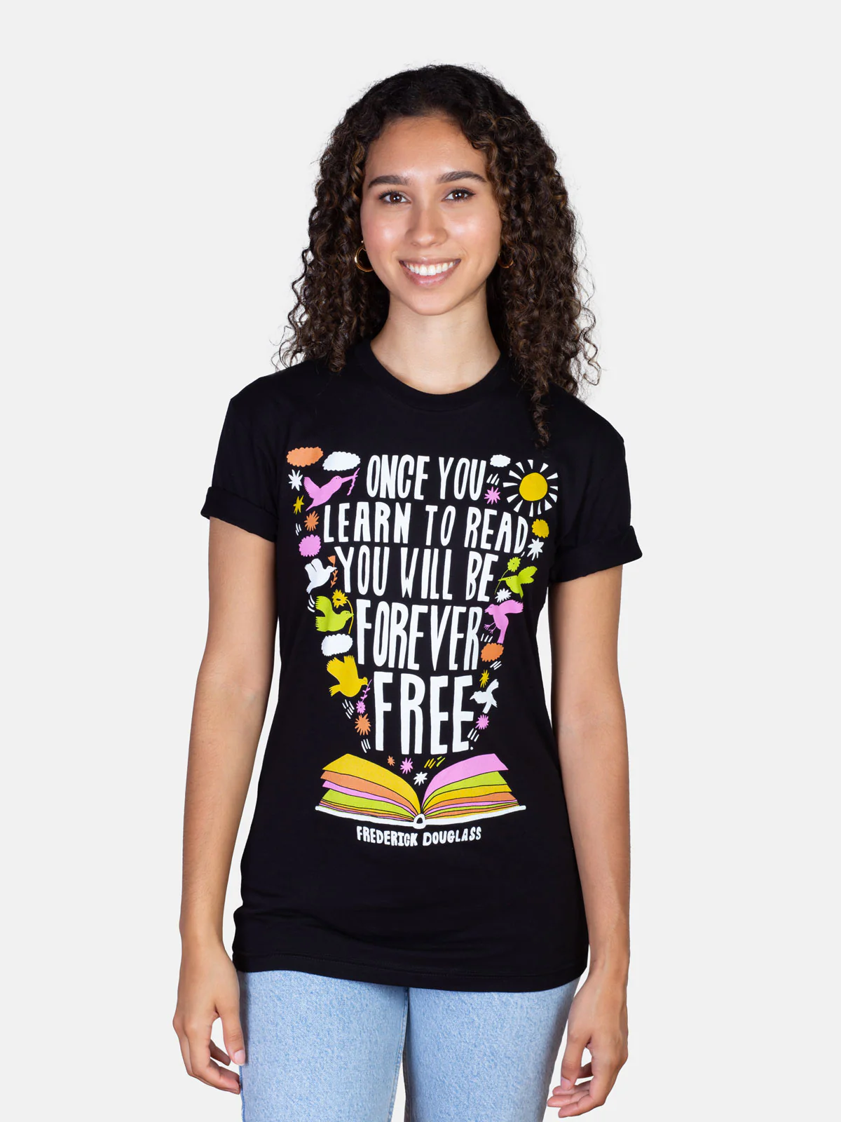 Frederick Douglass - Once You Learn to Read Unisex T-Shirt - Image 3