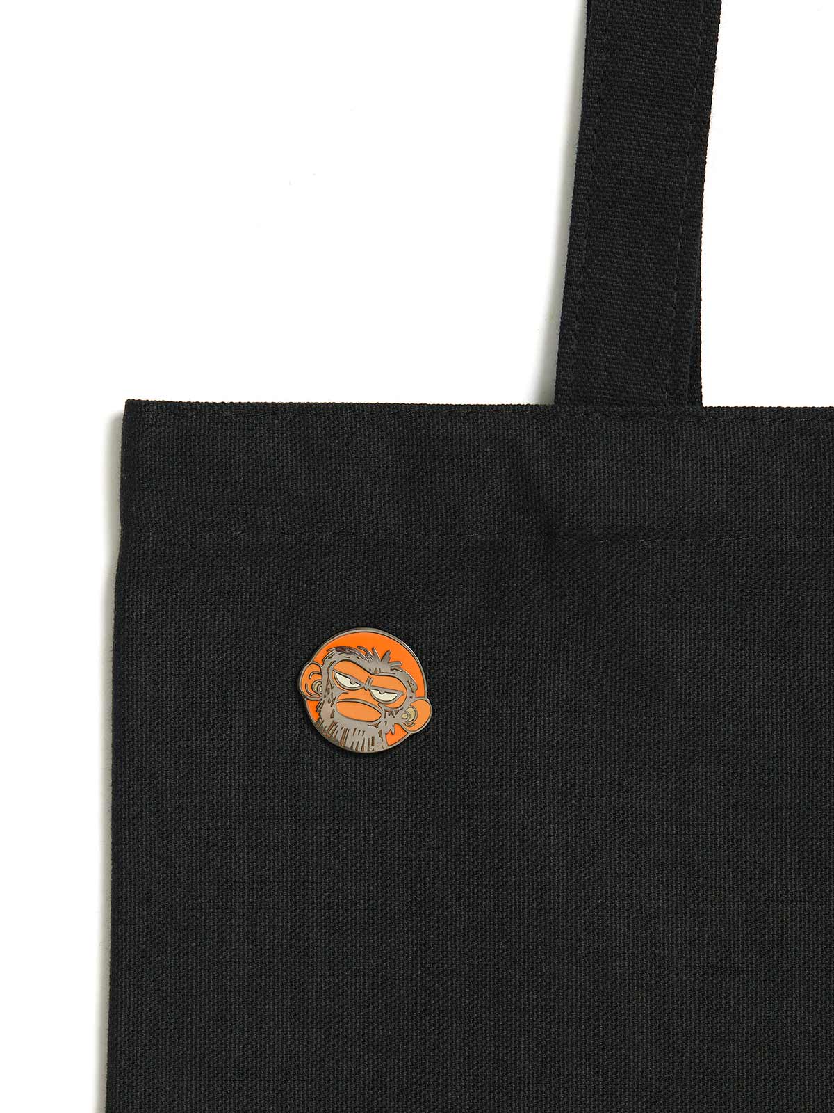 Grumpy Monkey enamel pin - Image 2