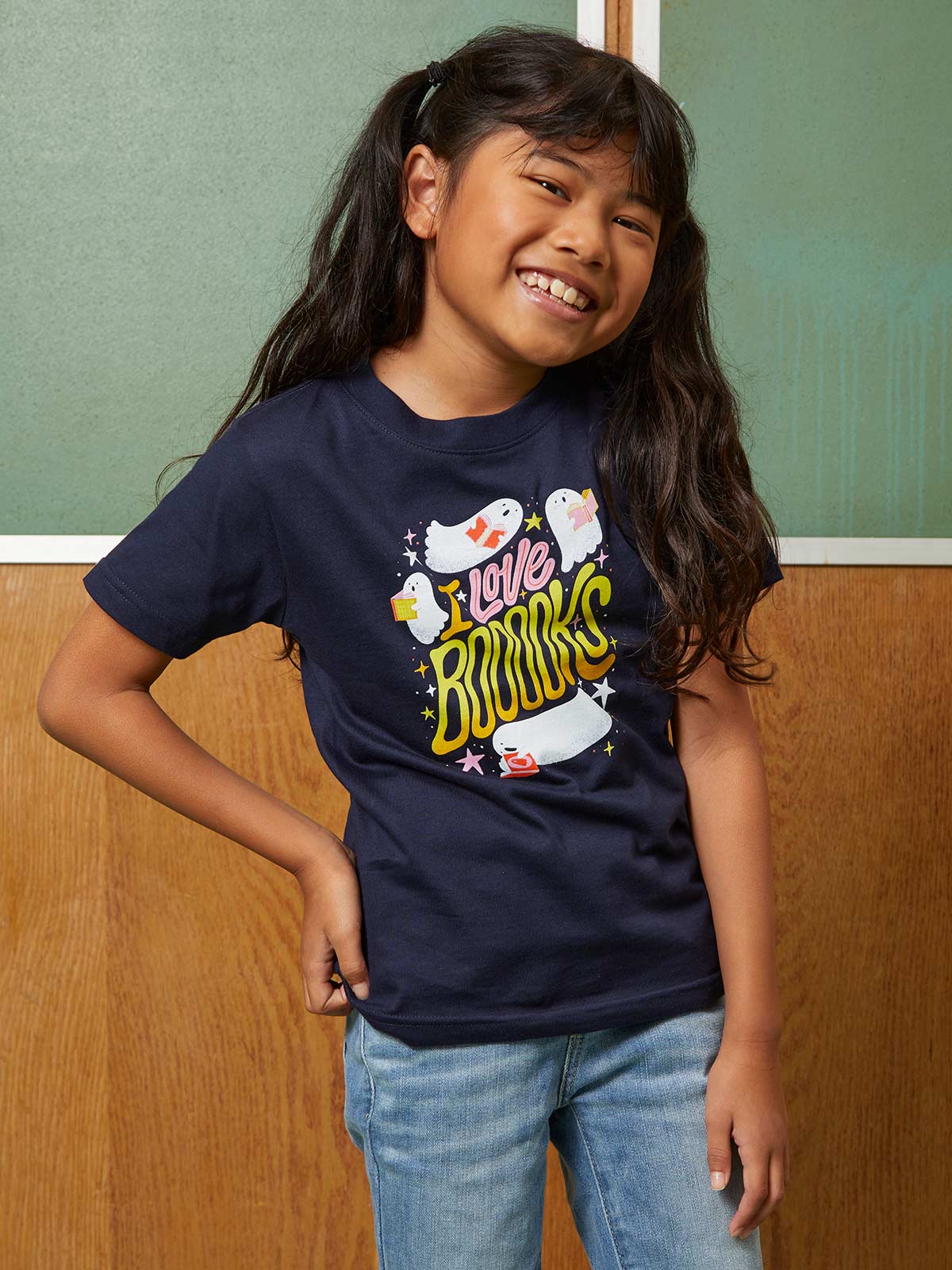 I Love Booooks Kids' T-Shirt - Image 2
