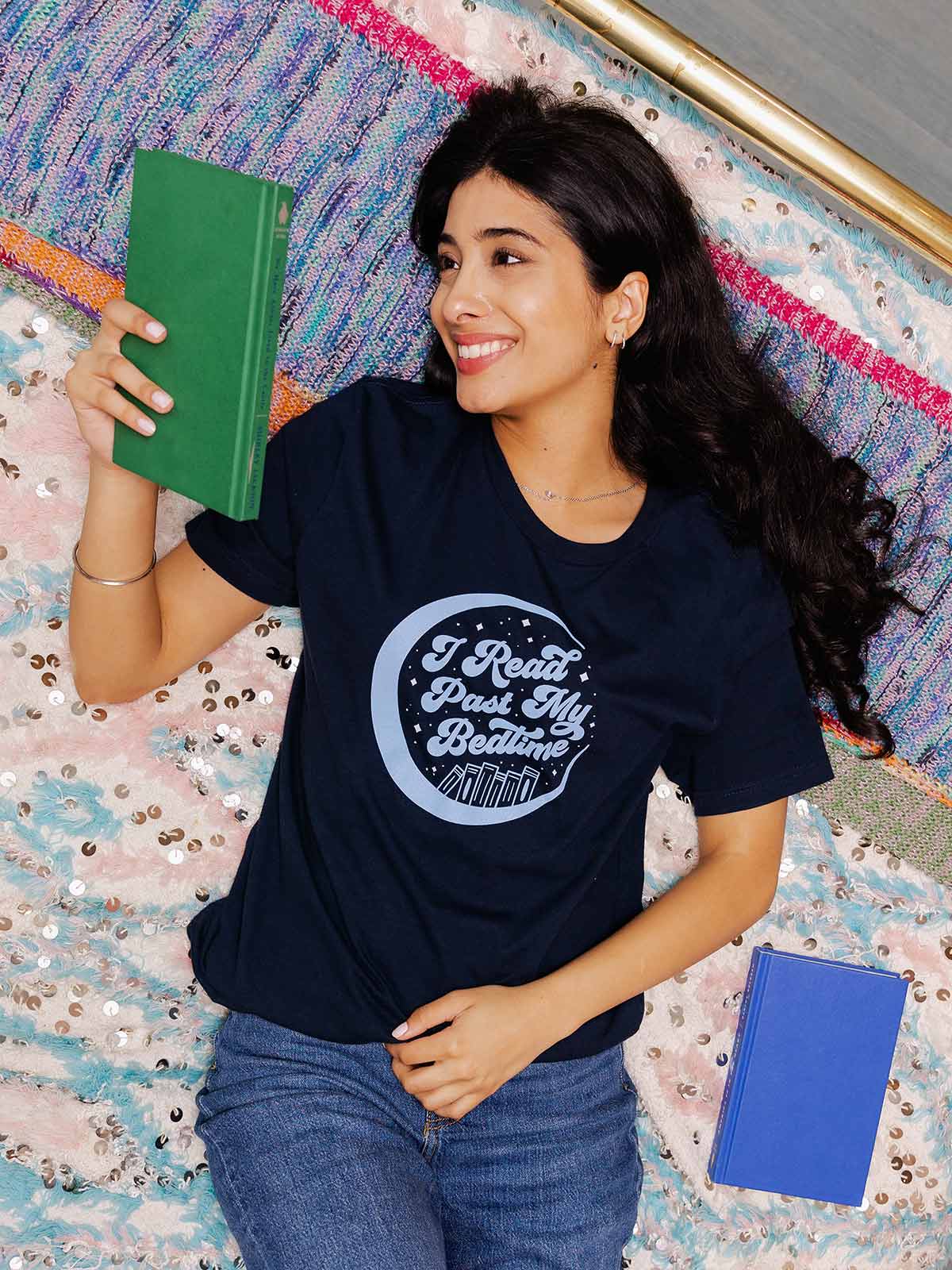 I Read Past My Bedtime Unisex T-Shirt - Image 2