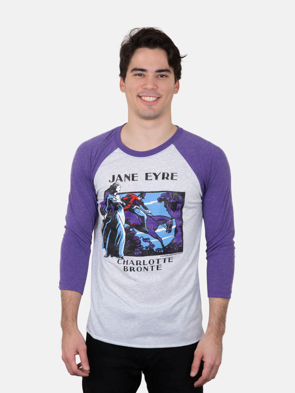 Jane Eyre Unisex 3/4-Sleeve Raglan - Image 3