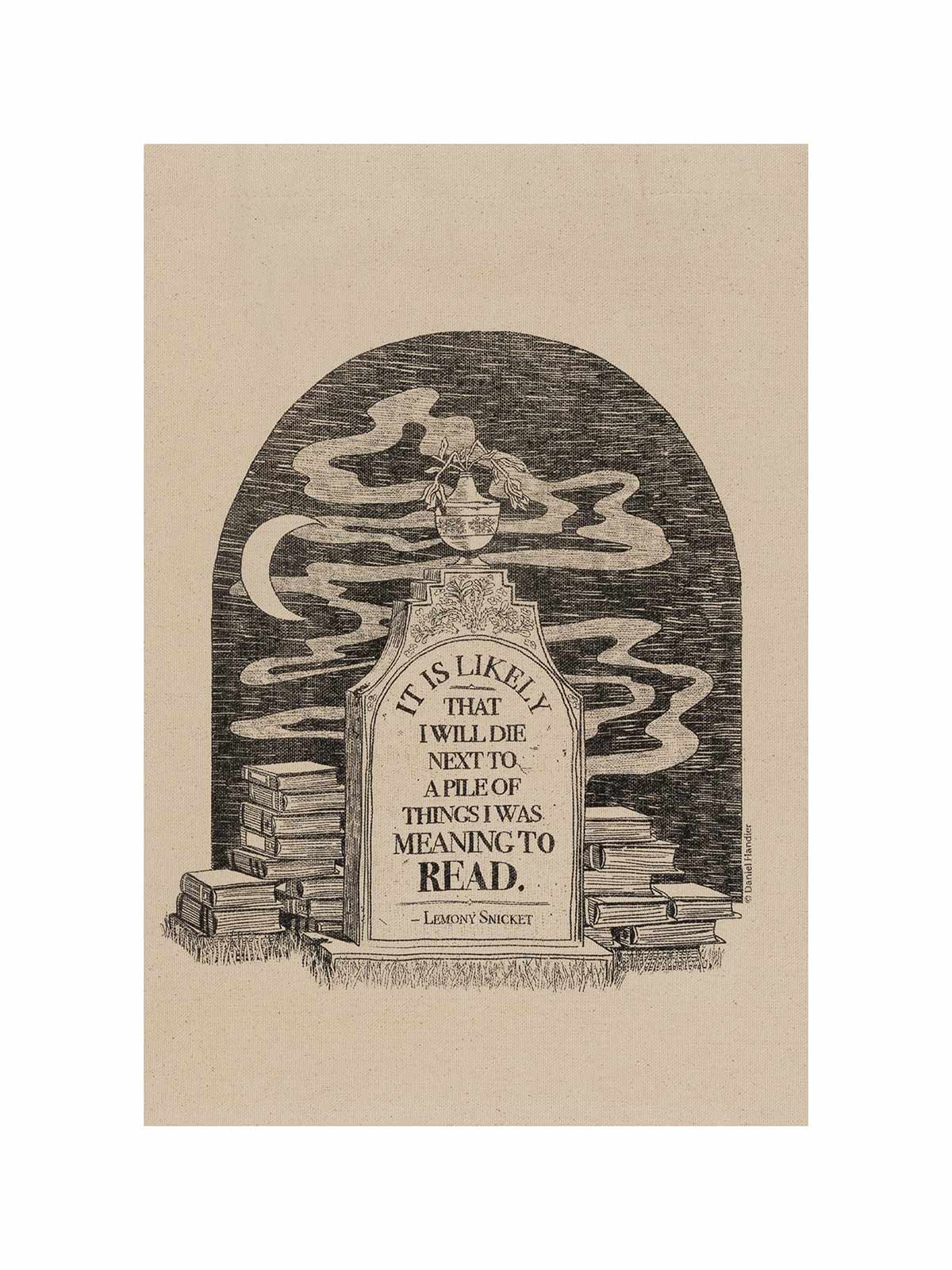 Lemony Snicket: Things I Was Meaning to Read tote bag - Image 2