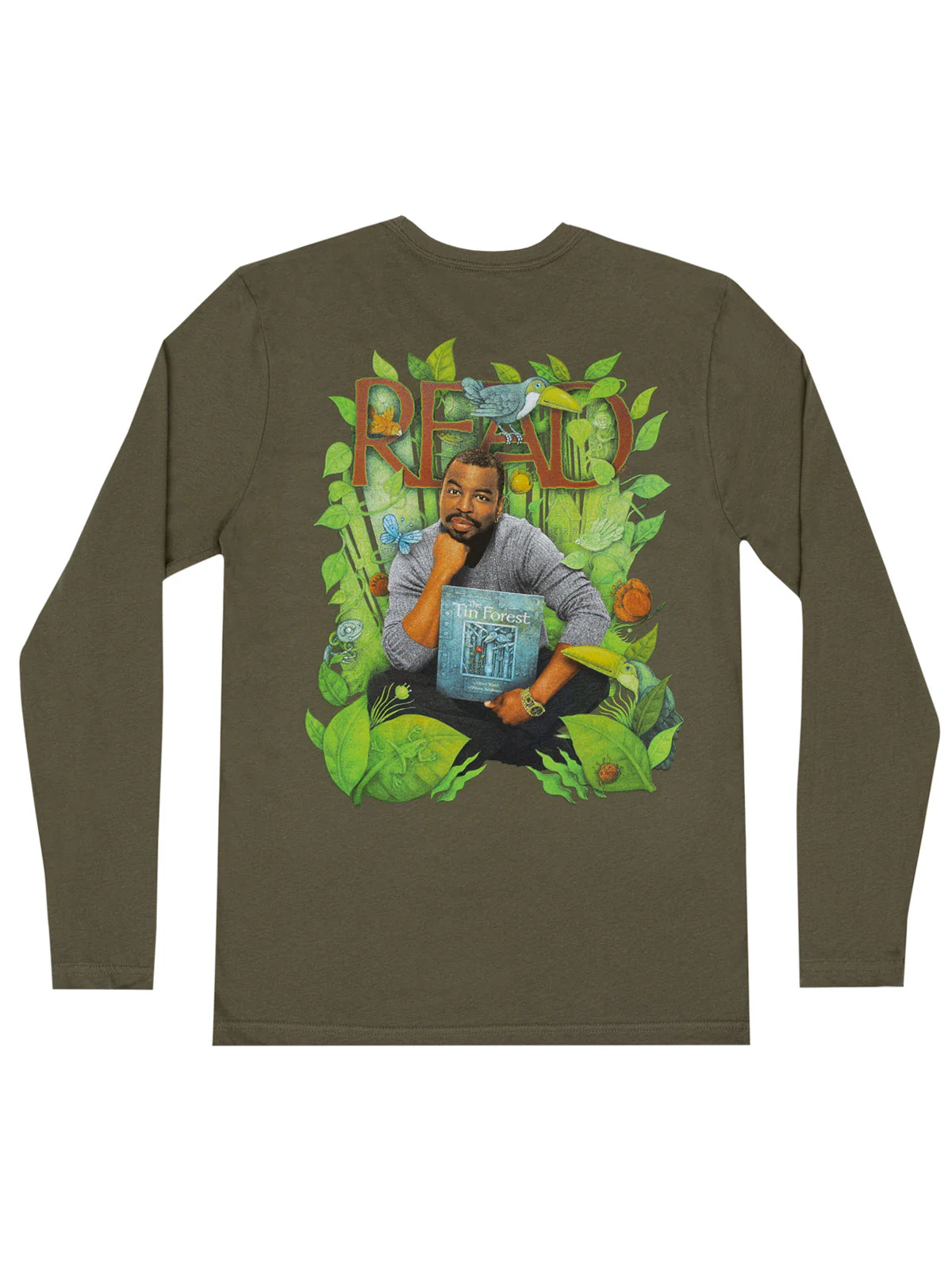 LeVar Burton READ Unisex Long Sleeve - Image 2