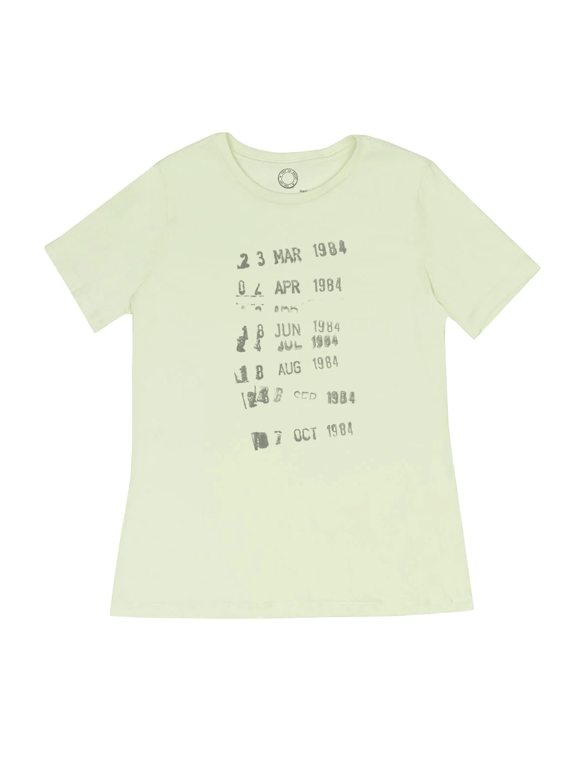 Library Stamp – Women's Crew T-Shirt (Print Shop) - Image 8