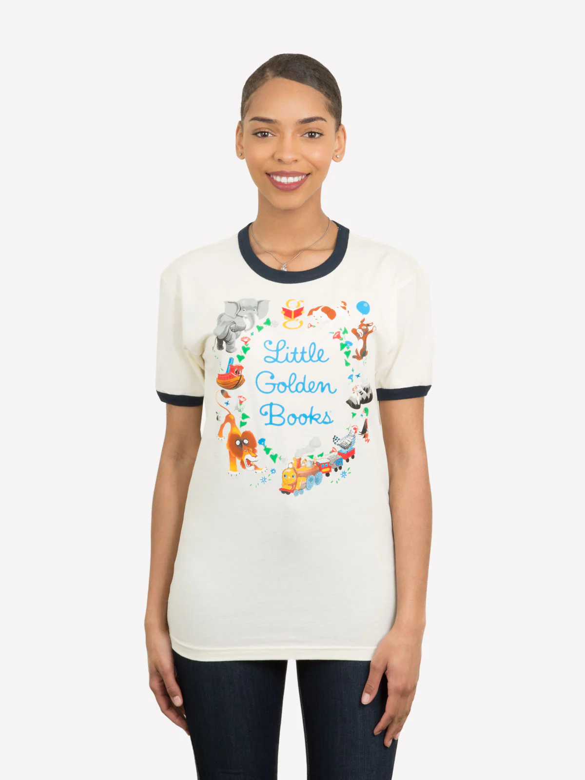 Little Golden Books Unisex Ringer T-Shirt - Image 3
