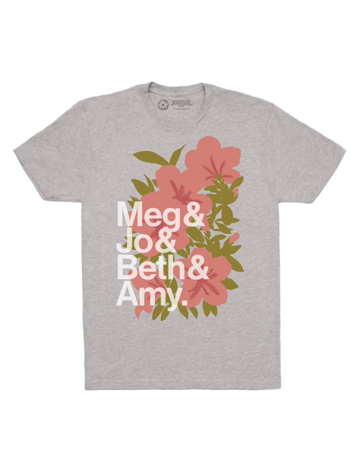 Little Women Character Names Unisex T-Shirt (Print Shop) - Image 3