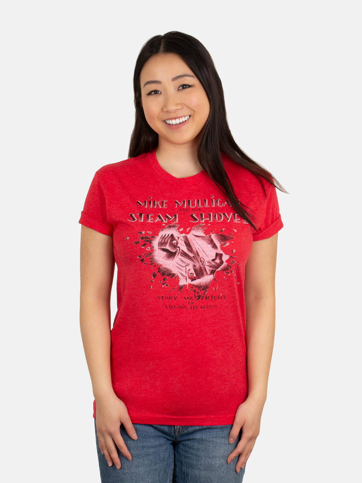 Mike Mulligan and His Steam Shovel Unisex T-Shirt - Image 3