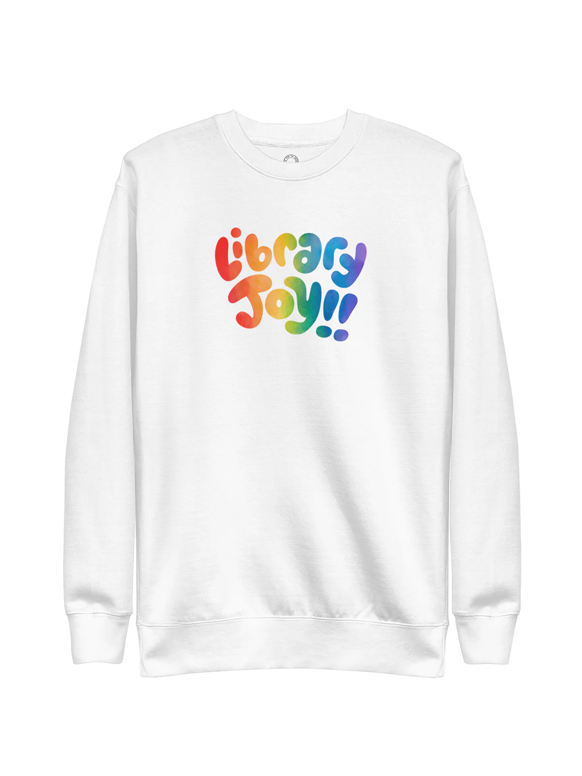 Mychal Threets: Library Joy Unisex Sweatshirt (Print Shop) - Image 3