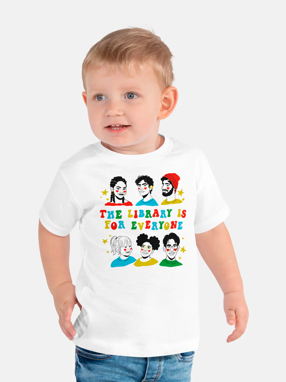 Mychal Threets: The Library is for Everyone Kids' T-Shirt (Print Shop) - Image 4
