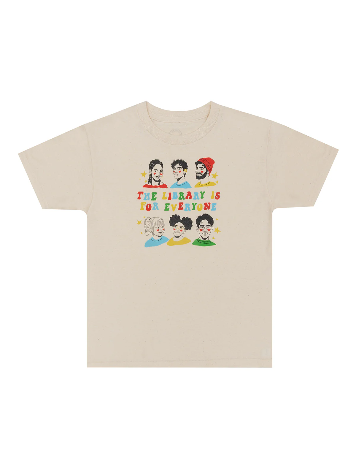 Mychal Threets: The Library is for Everyone Youth T-Shirt (Print Shop) - Image 3